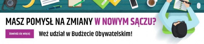 głosowanie w kolejnej edycji Budżetu Obywatelskiego Miasta Nowego Sącza !